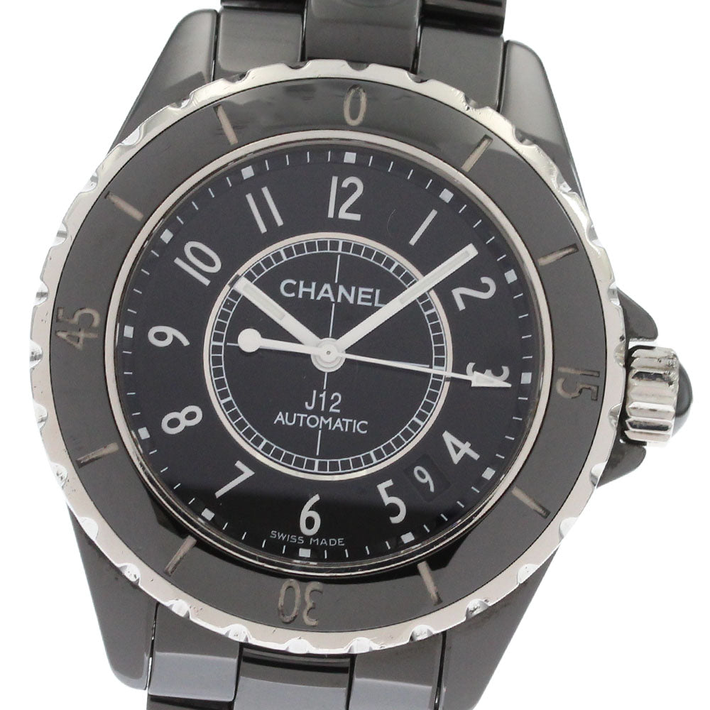 CHANEL J12 H0685 Black Ceramic 38MM black Dial Automatic Men's Watch_872785