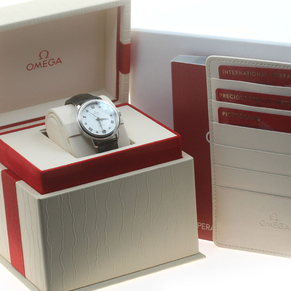 OMEGA De Ville Prestige 424.13.33.20.52.002 Silver Dial Automatic Ladies Watch_872787