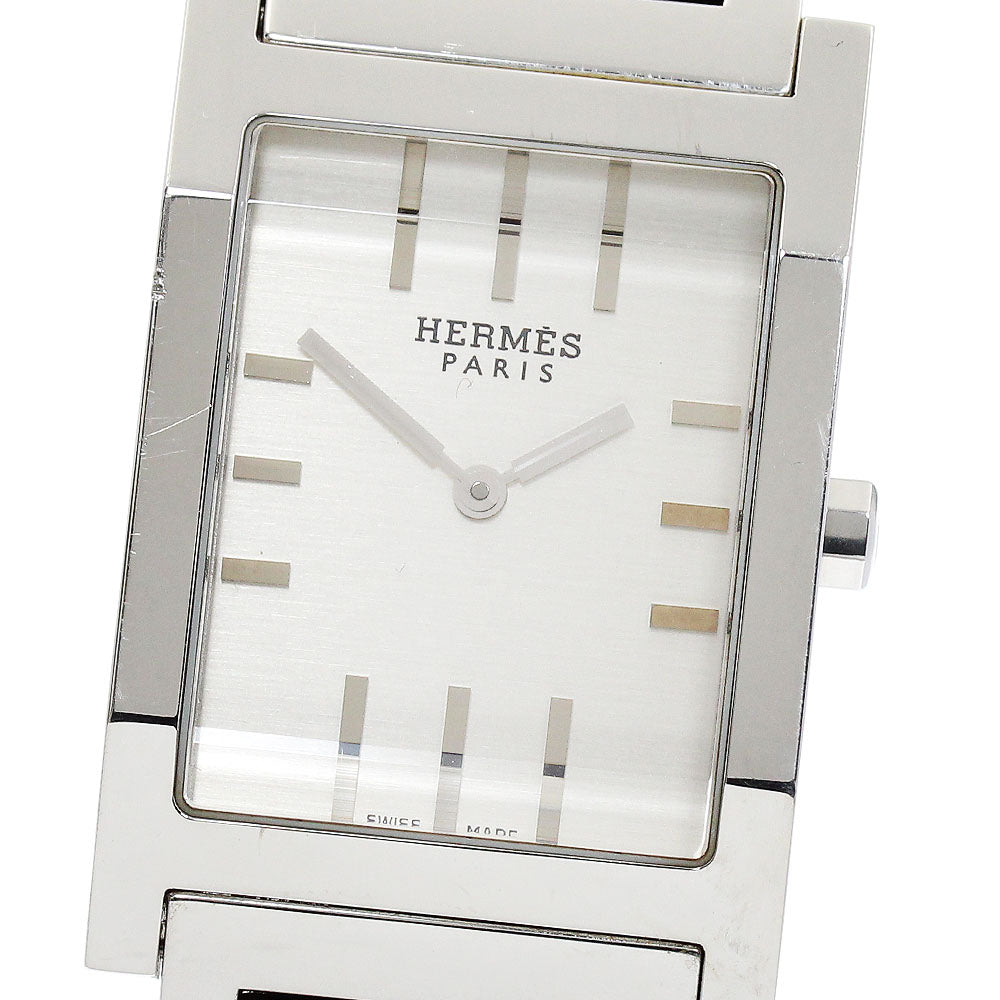 HERMES tandem TA1.710 Silver Dial Quartz Men's Watch_872789