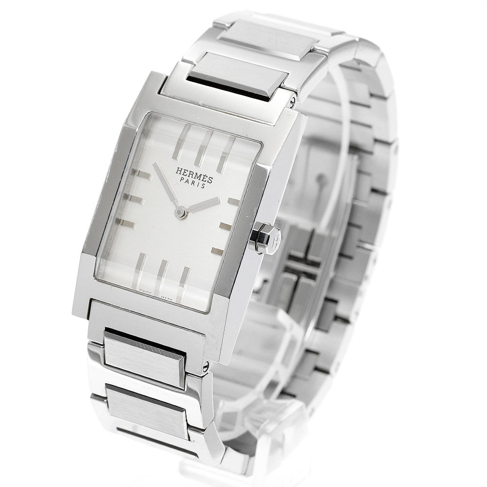 HERMES tandem TA1.710 Silver Dial Quartz Men's Watch_872789