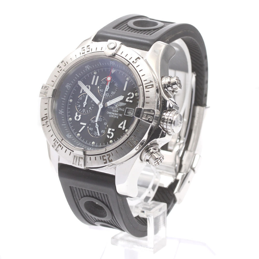 BREITLING Avenger Skyland A13380 Date Chronograph gray Dial Quartz Men's_872790