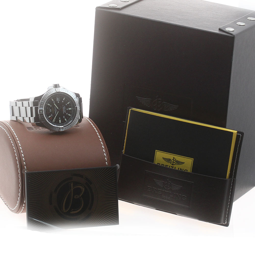 BREITLING Colt A17313 Date chronometer black Dial Automatic Men's Watch_872802