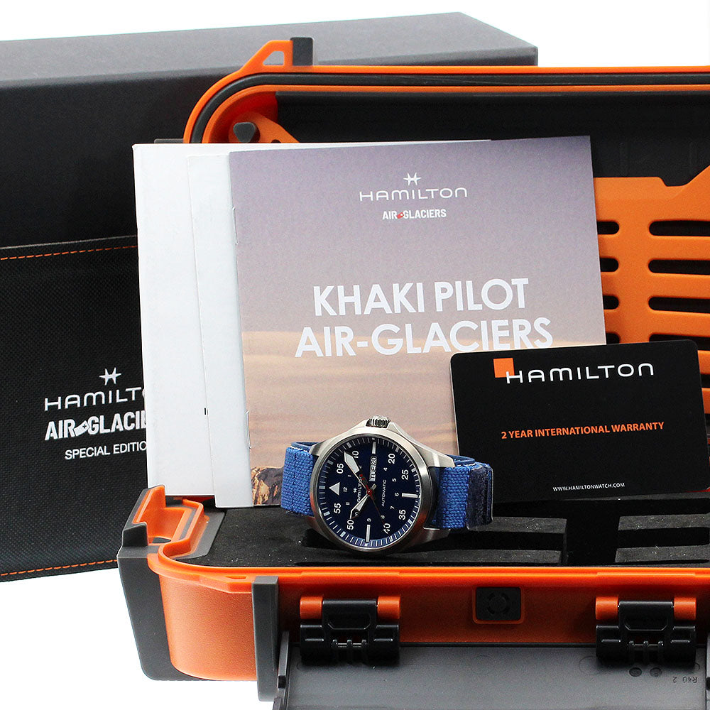 HAMILTON Khaki Aviation Pilot H64655941 blue Dial Automatic Men's Watch_872809