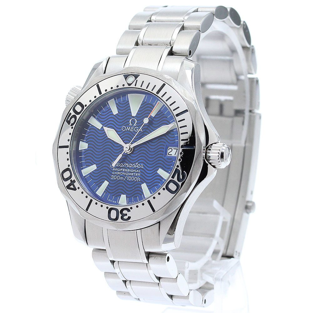 OMEGA Seamaster300 2253.80 Date blue Dial Automatic Boy's Watch_872811