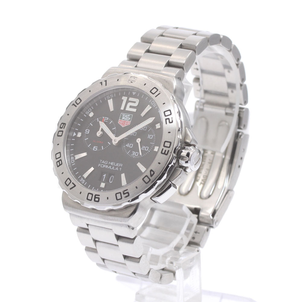 TAG HEUER Formula 1 alarm WAU111A Date black Dial Quartz Men's Watch_872815