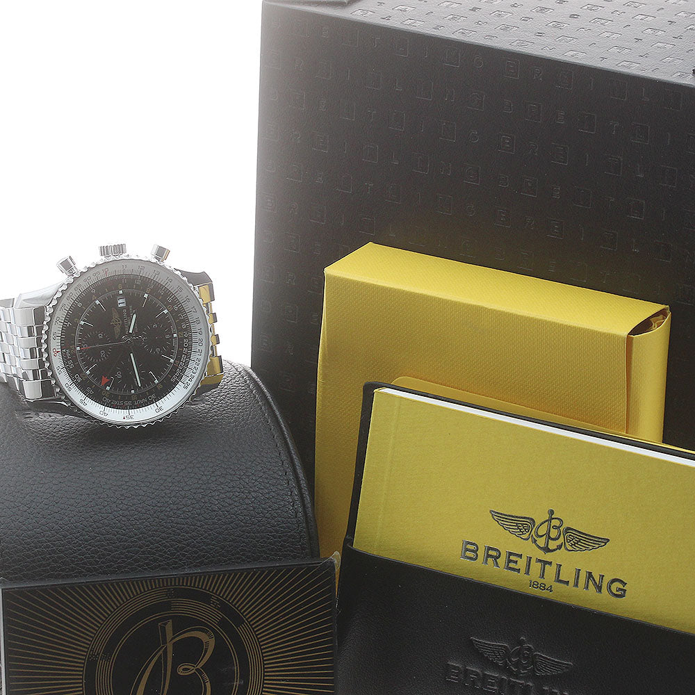 BREITLING Navitimer World A24322 Chronograph GMT Automatic Men's Watch_872816