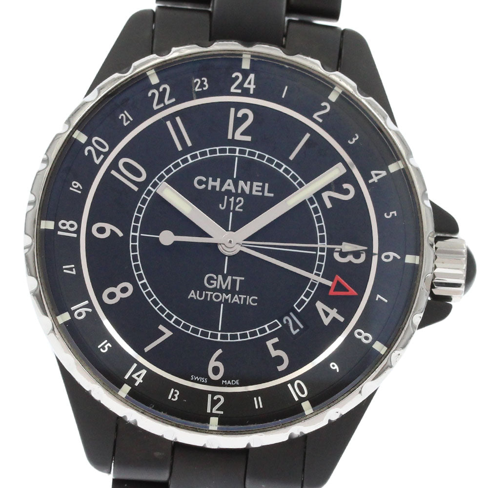CHANEL J12 H3101 GMT Matt Black black Dial Automatic Men's Watch_872825