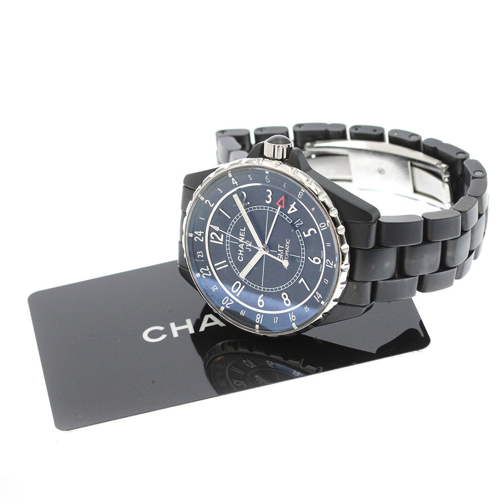 CHANEL J12 H3101 GMT Matt Black black Dial Automatic Men's Watch_872825