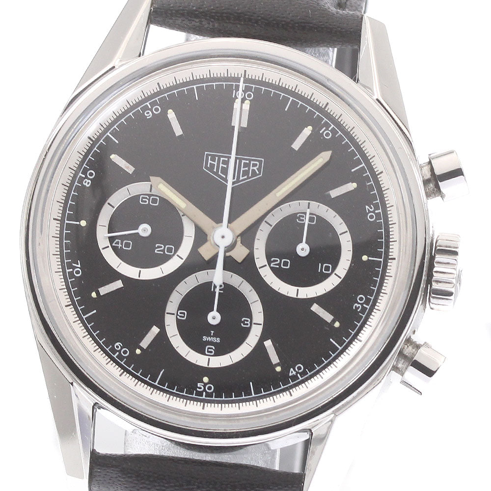 Heuer Carrera Classic CS3113.BC0726 Chronograph Hand Winding Men's_872830