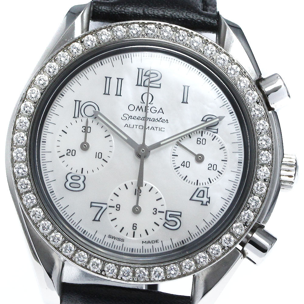 OMEGA Speedmaster 3815.70.36 Diamond Bezel Automatic Men's Watch_872833