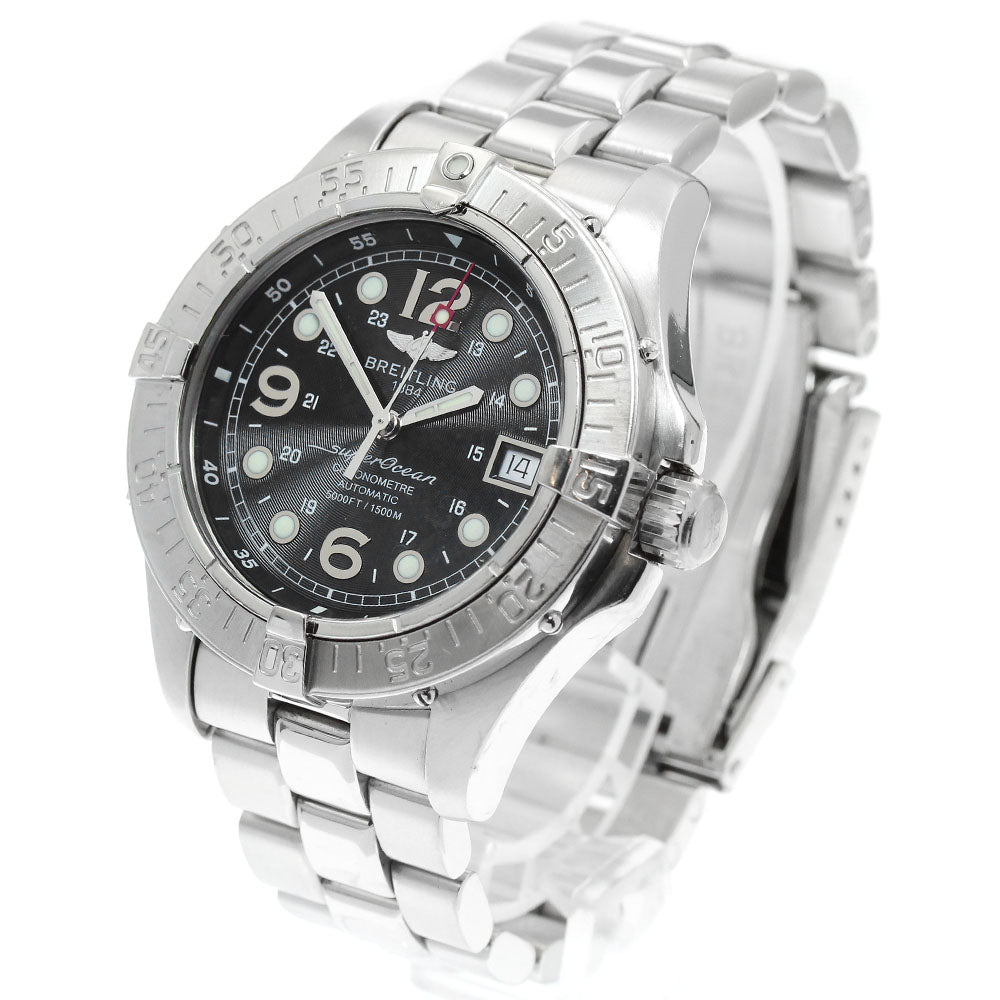 BREITLING Super Ocean A17360 Date black Dial Automatic Men's Watch_872837