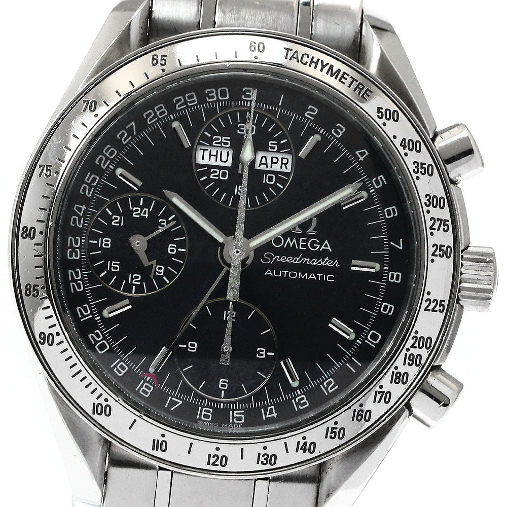 OMEGA Speedmaster 3523.80 Triple calendar chronograph Navy Dial AT Men's_872863