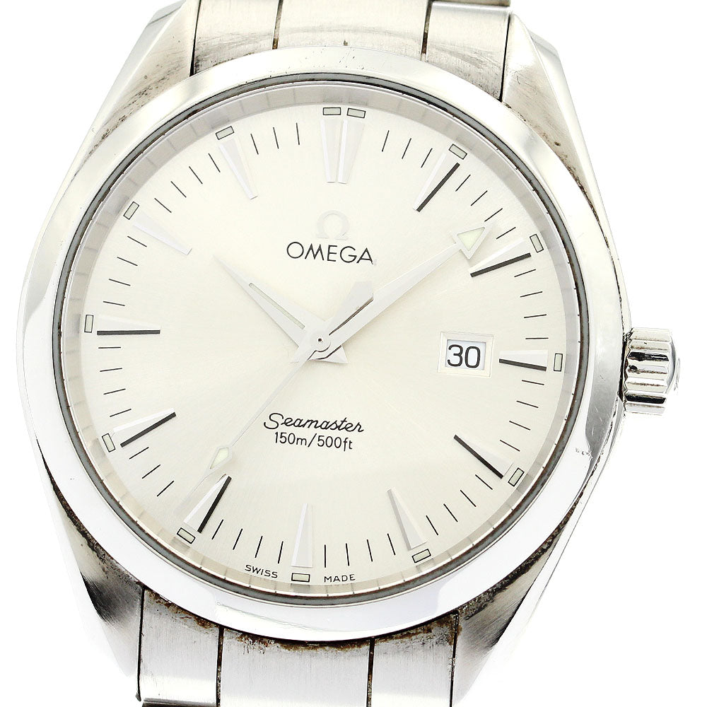 OMEGA Seamaster Aqua Terra 2517.30 Date Silver Dial Quartz Men's Watch_872867