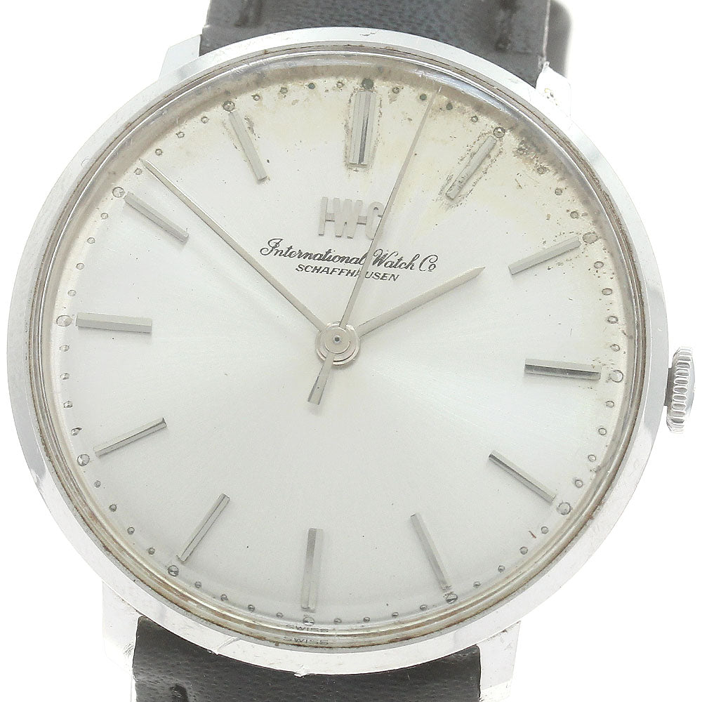 IWC SCHAFFHAUSEN Vintage Cal.402 Silver Dial Hand Winding Men's Watch_872885