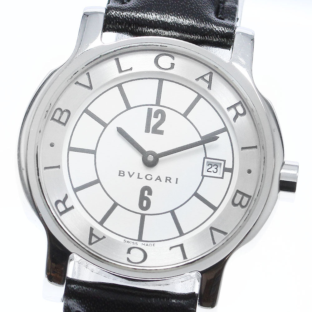 BVLGARI Solotempo ST29S Date white Dial Quartz Ladies Watch_872891
