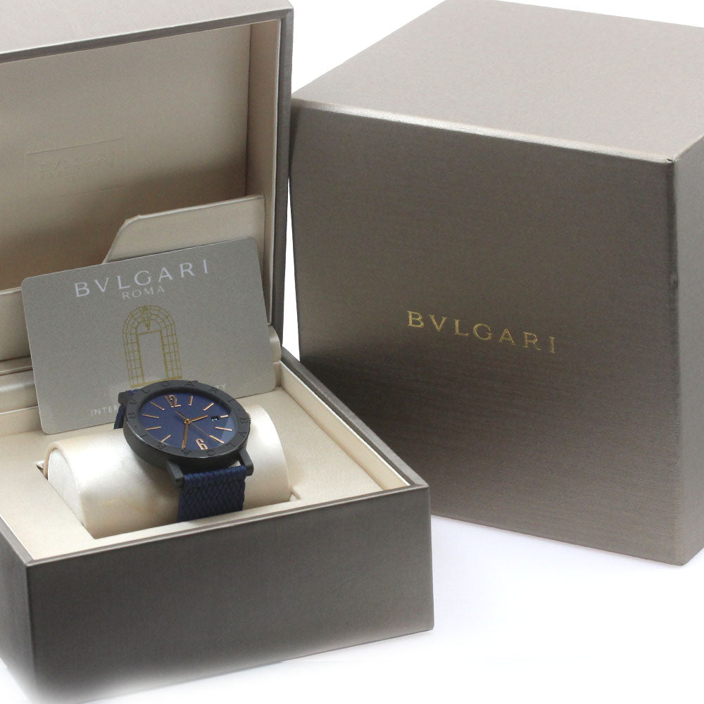 BVLGARI BVLGARIBVLGARI BB41S Date Navy Dial Automatic Men's Watch_872903