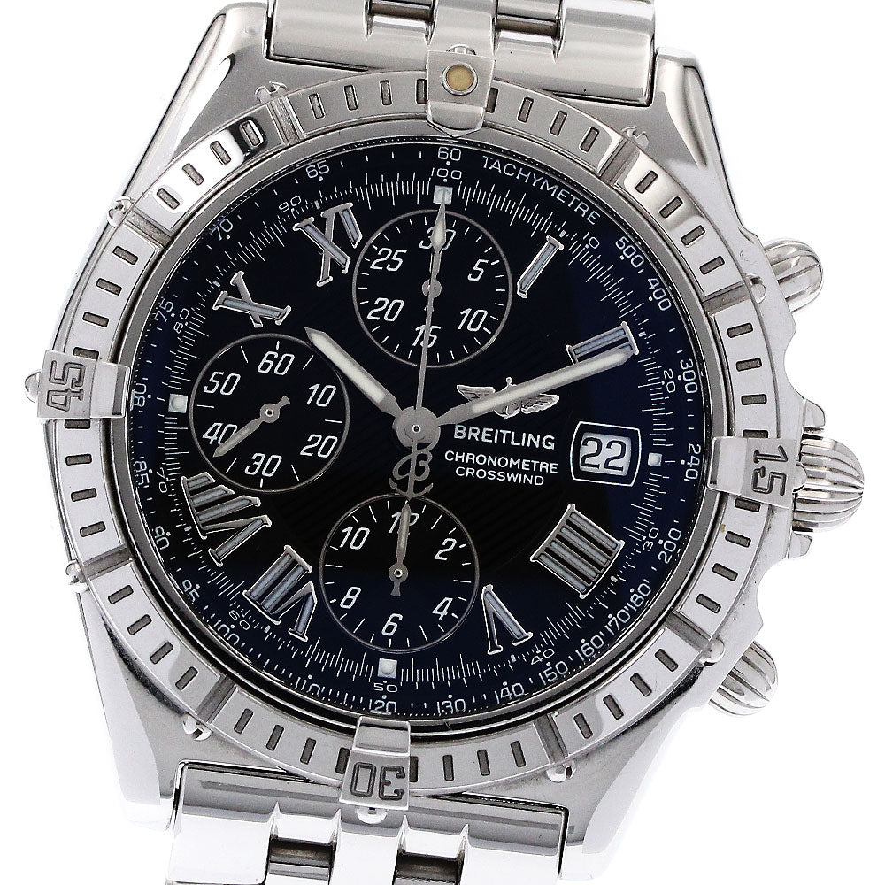 BREITLING Crosswind A13355 Chronograph Date Automatic Men's Watch_872930