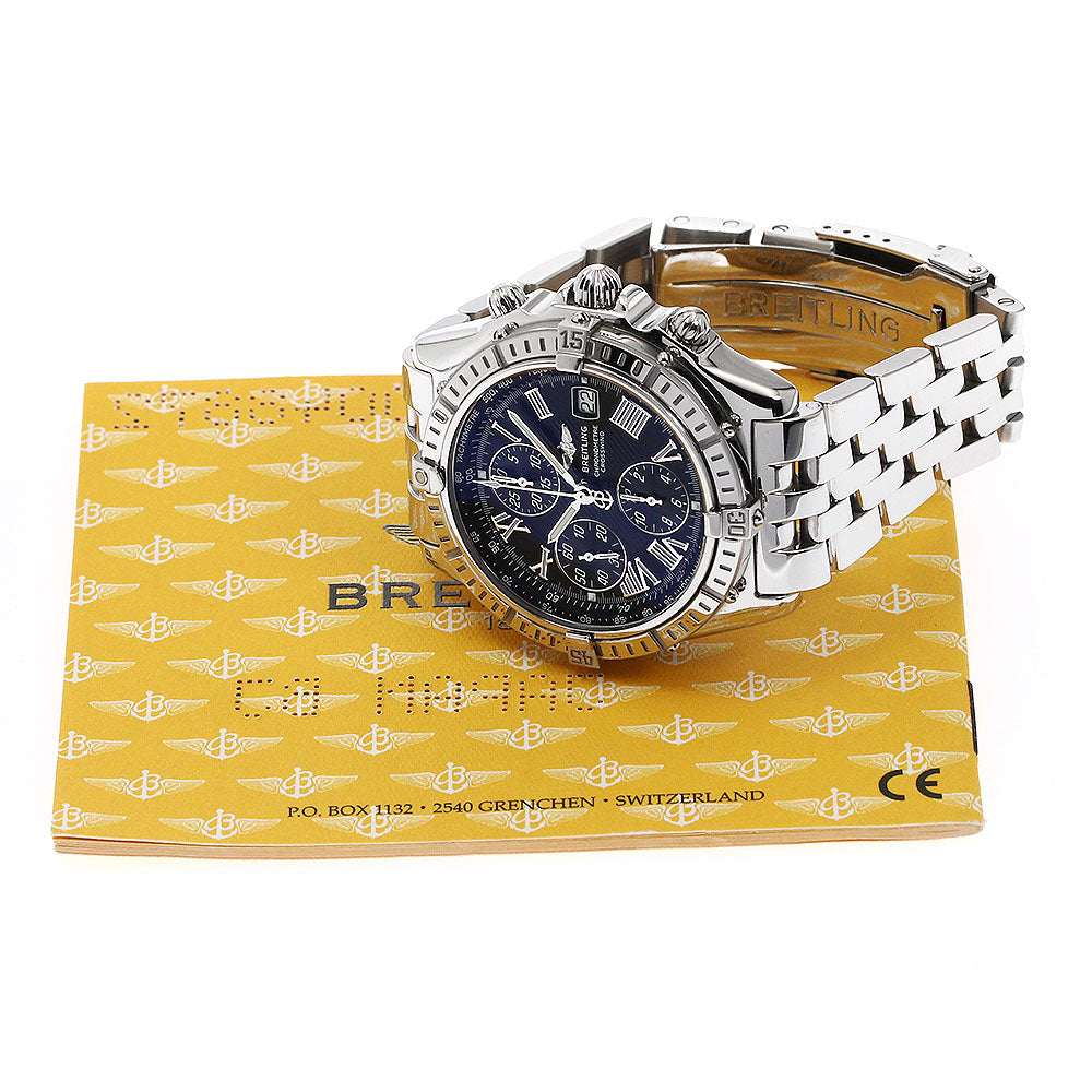 BREITLING Crosswind A13355 Chronograph Date Automatic Men's Watch_872930
