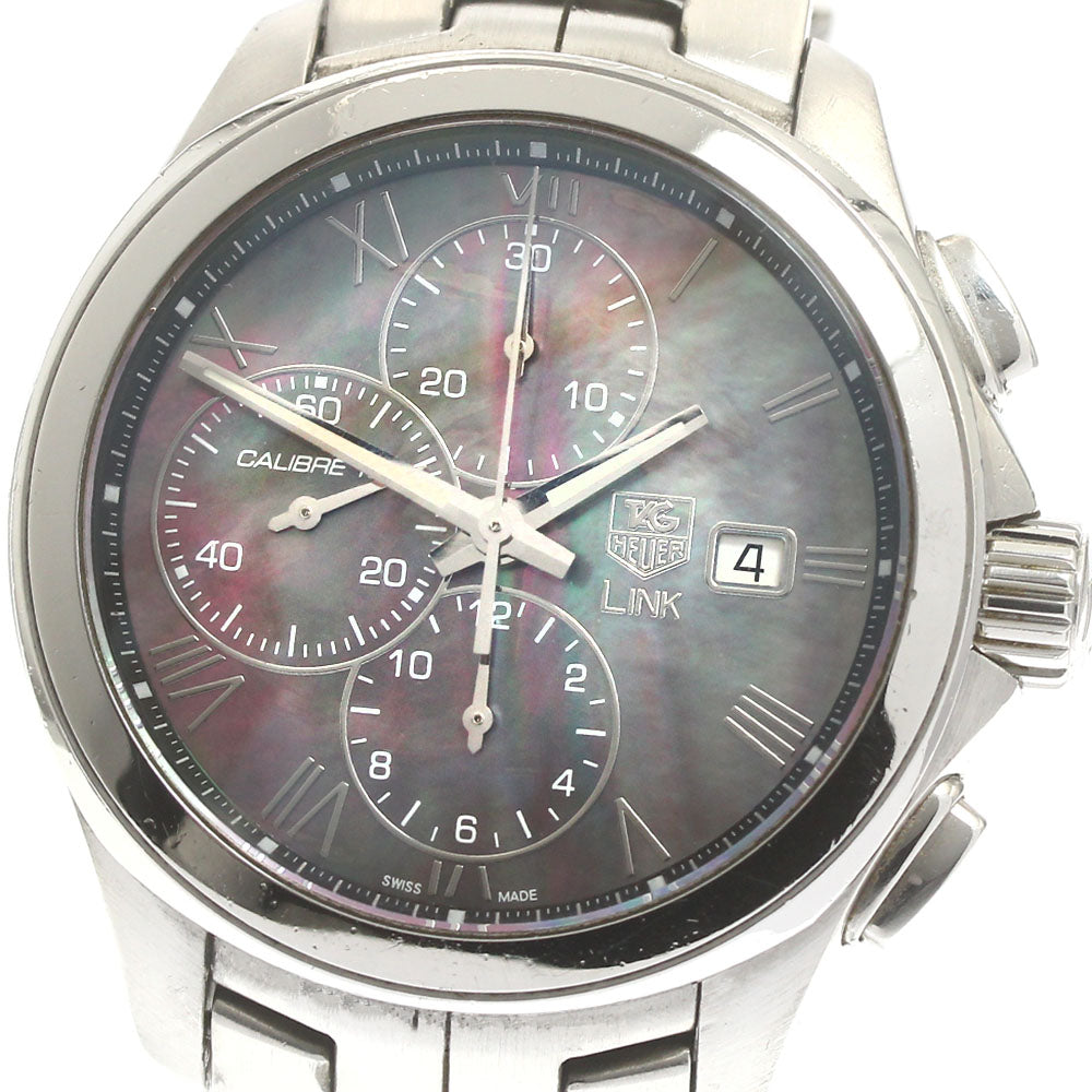 TAG HEUER Link CAT2014 Black shell dial Chronograph, Japan limited to 350 pieces Black shell Dial Automatic Men's Watch_872979