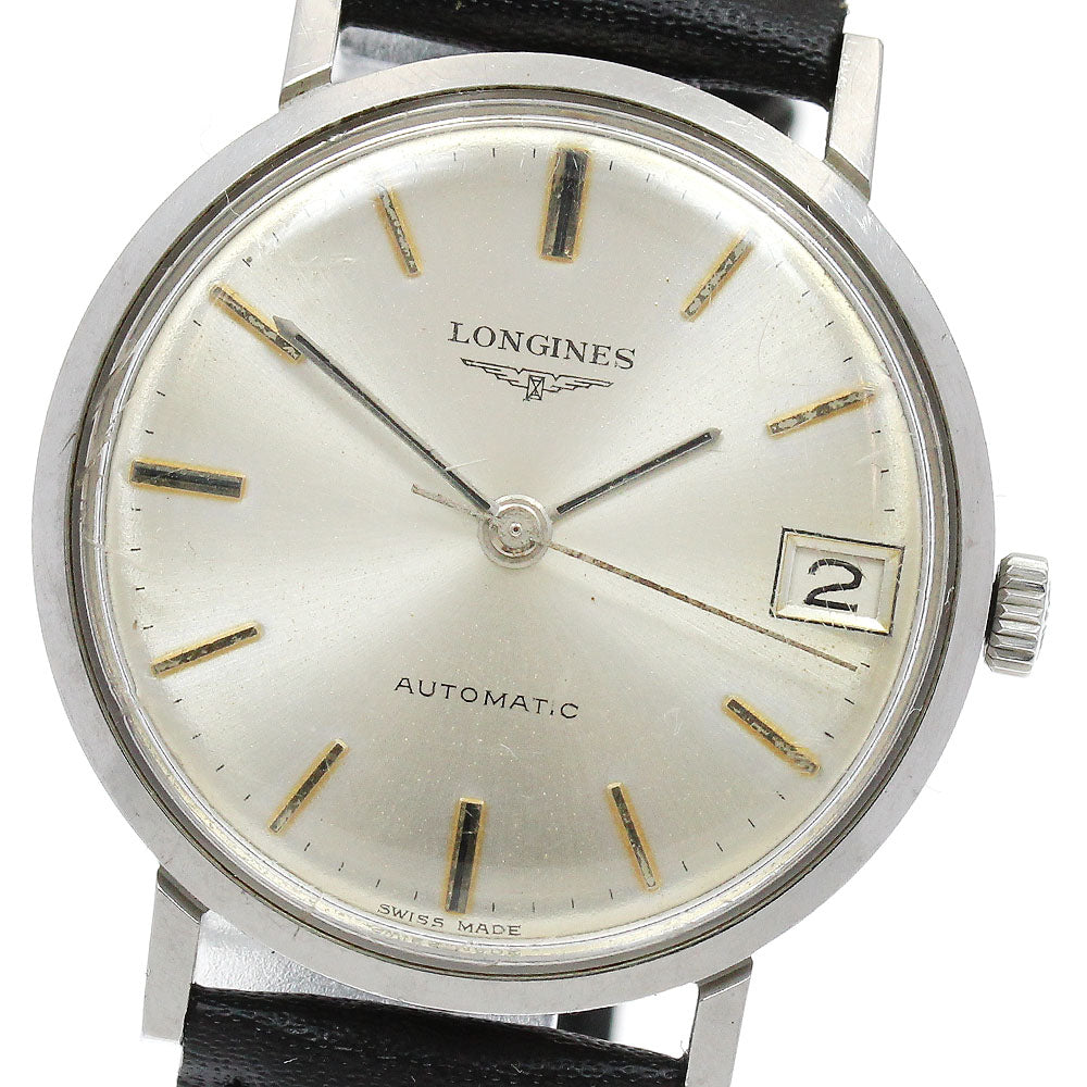 LONGINES Vintage Date cal.345 Silver Dial Automatic Men's Watch_872981