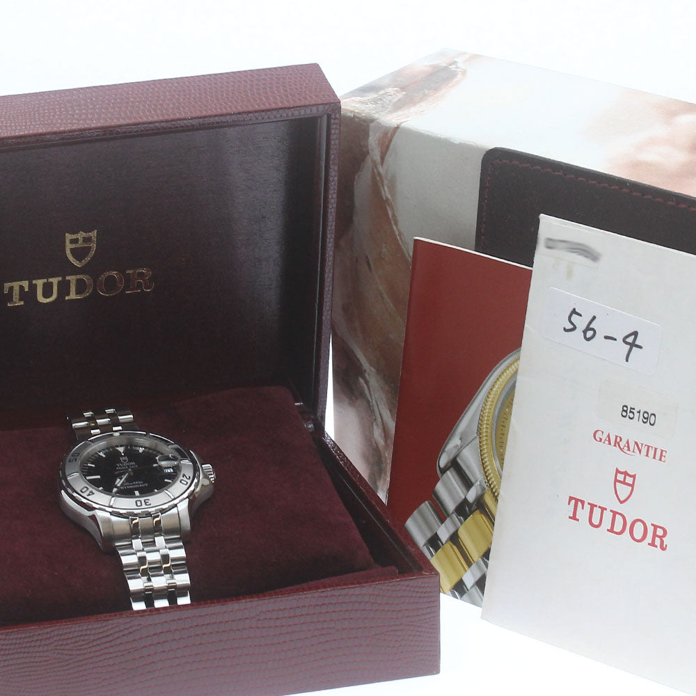 TUDOR Hydro note 85190 Date black Dial Automatic Men's Watch_872992