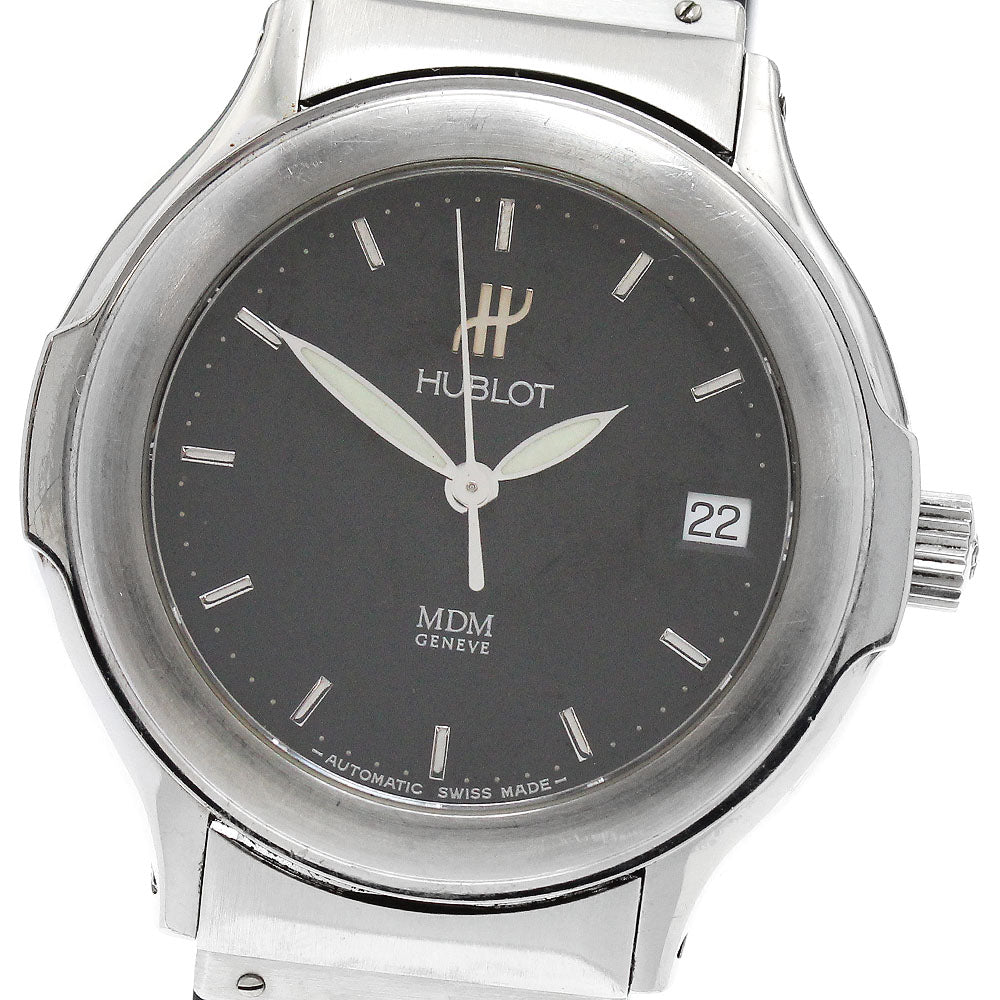 HUBLOT MDM elegant 1710.1 Date black Dial Automatic Men's Watch_872994