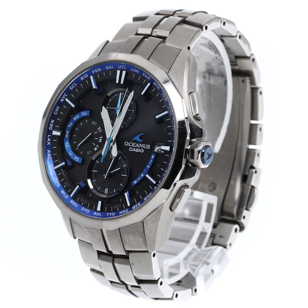 CASIO Oceanus OCW-S3000-1AJF Day date Solar Powered Radio Men's Watch_873011