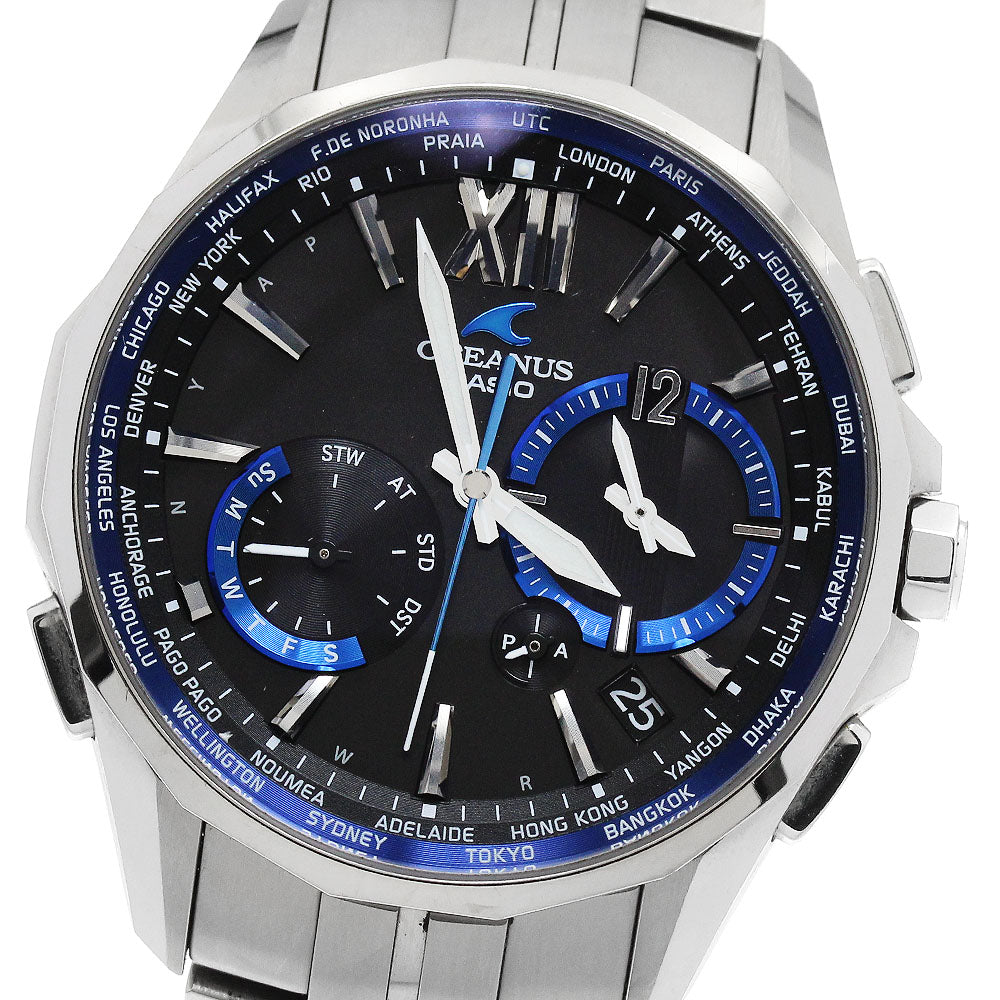 CASIO Oceanus Manta OCW-S3400B-1AJF Solar Powered Radio Men's Watch_873012