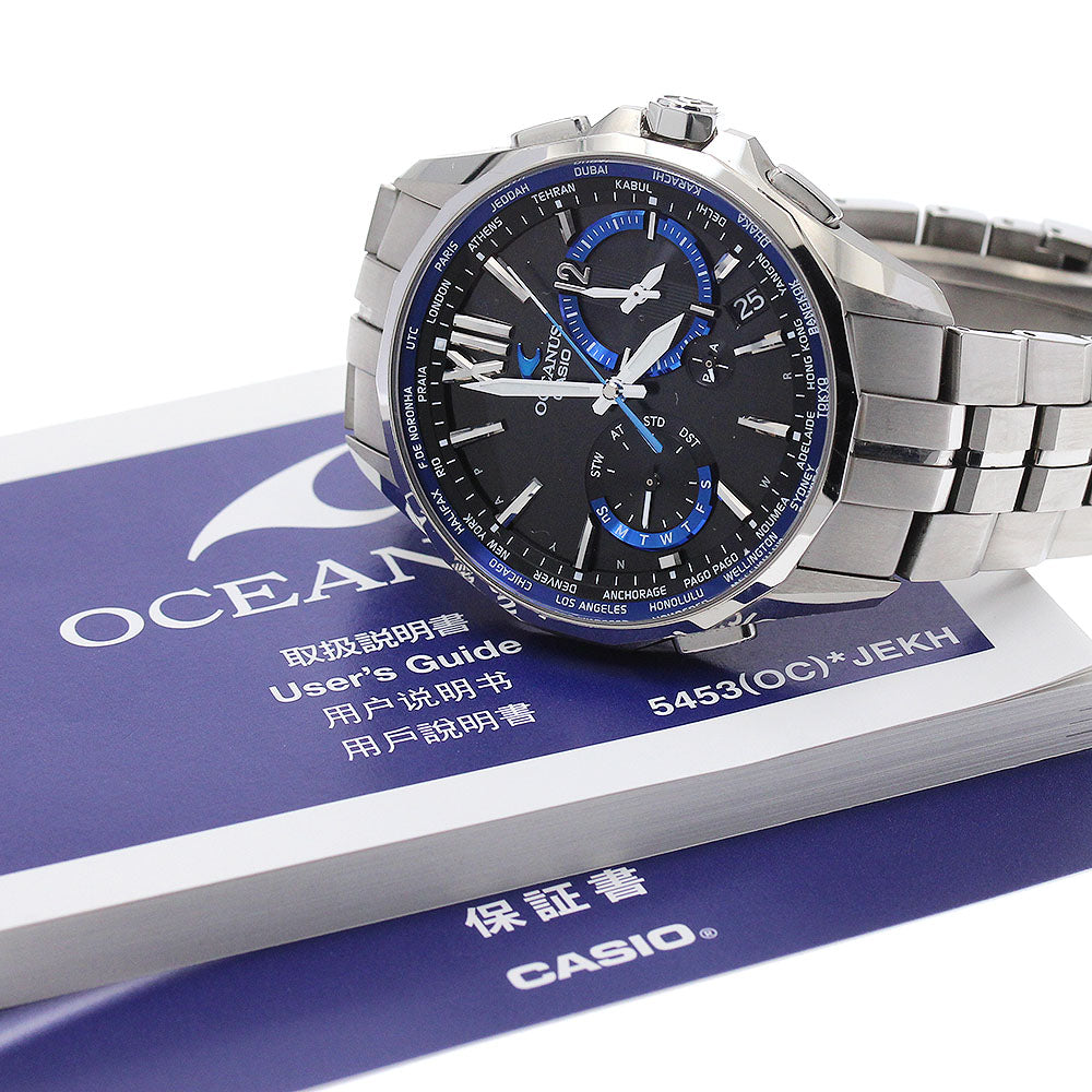CASIO Oceanus Manta OCW-S3400B-1AJF Solar Powered Radio Men's Watch_873012