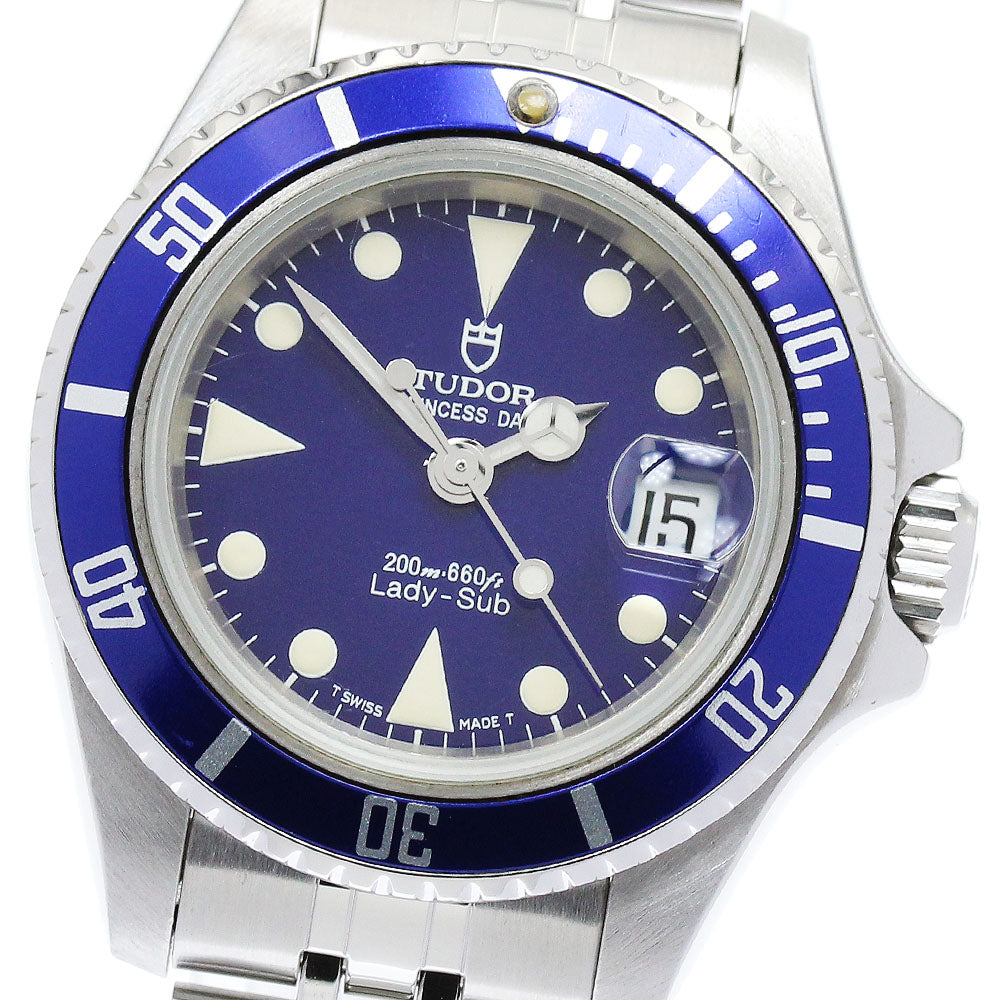 TUDOR Princess Oyster Date Lady Sub 96090 Date Automatic Ladies Watch_873013