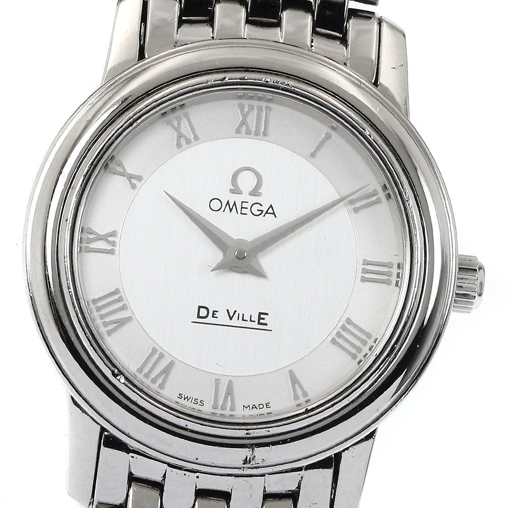 OMEGA De Ville Prestige 4570.33 Silver Dial Quartz Ladies Watch_873046