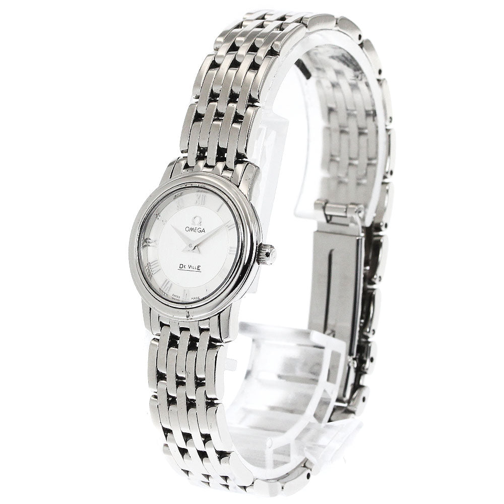 OMEGA De Ville Prestige 4570.33 Silver Dial Quartz Ladies Watch_873046