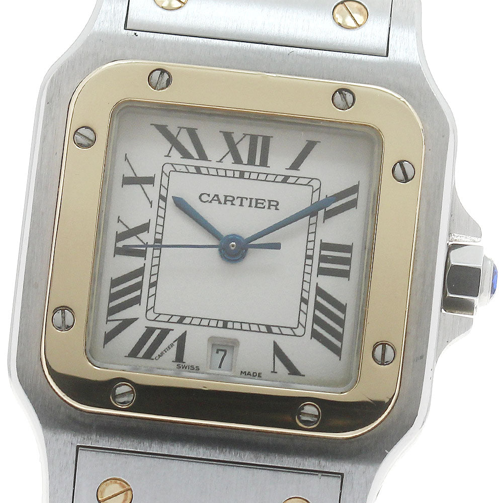 CARTIER Santos GalbeeLM SS/YG W20011C4 Date Quartz Men's Watch_873051