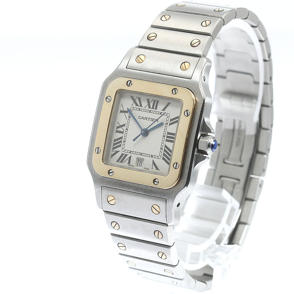 CARTIER Santos GalbeeLM SS/YG W20011C4 Date Quartz Men's Watch_873051