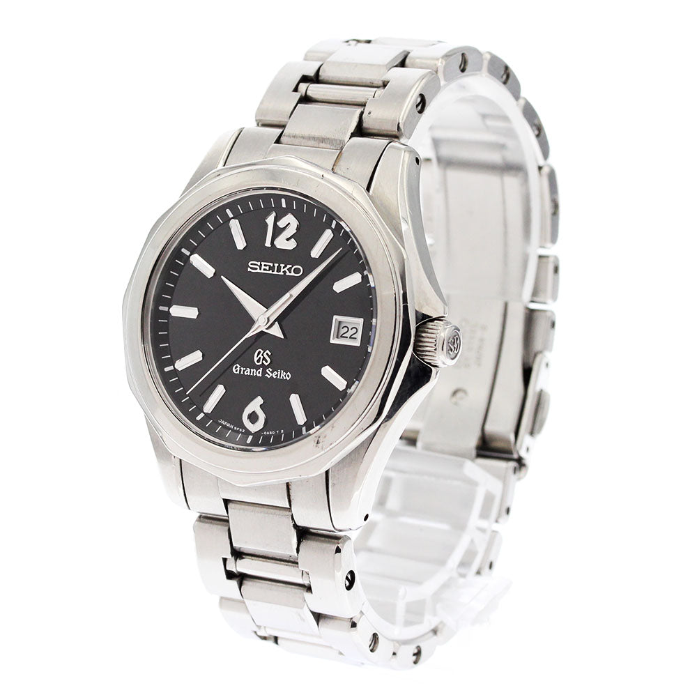 SEIKO Grand Seiko SBGX035/9F62-0A60 Date black Dial Quartz Men's Watch_873071