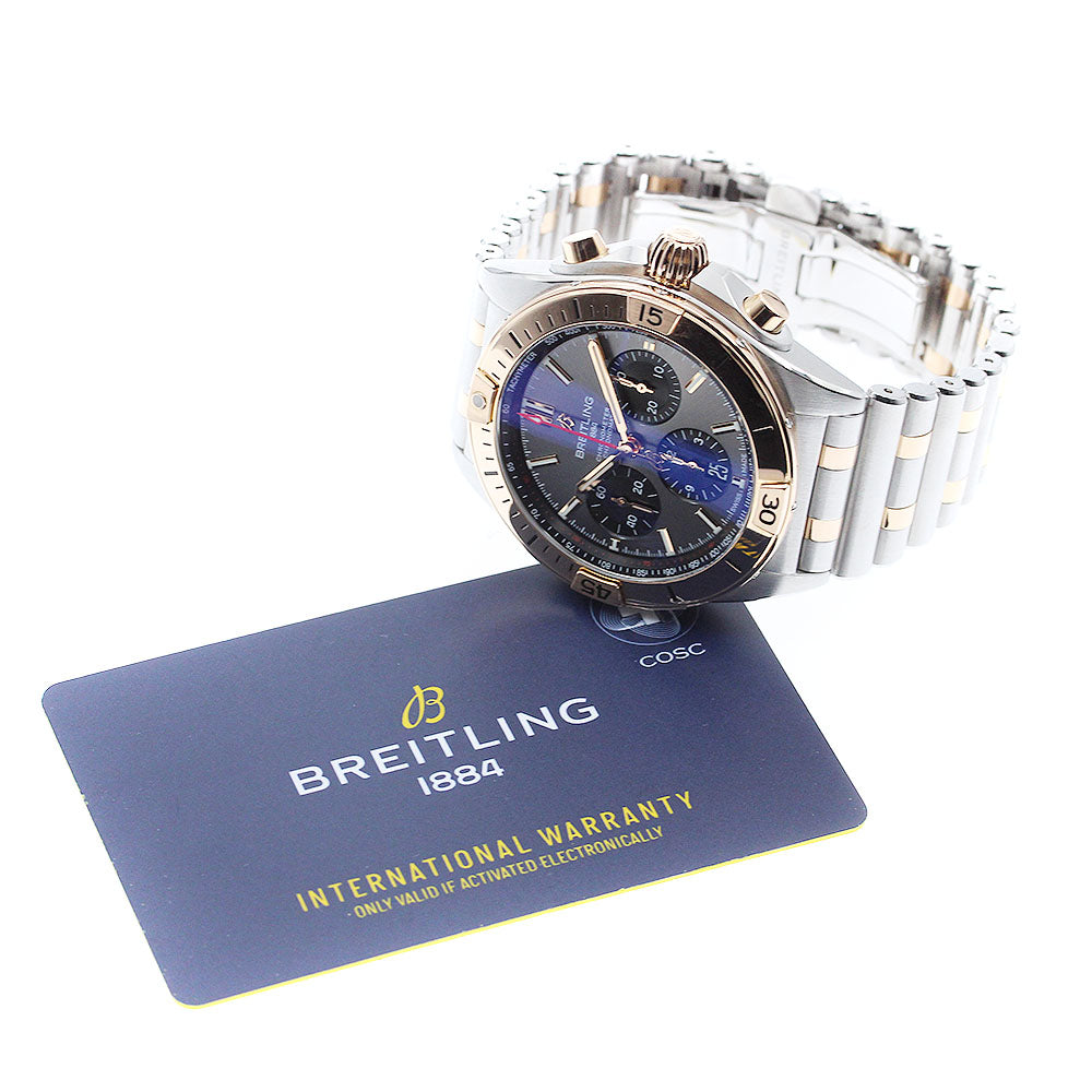 BREITLING Chronomat UB0134 Chronograph Date gray Dial Automatic Men's_873096