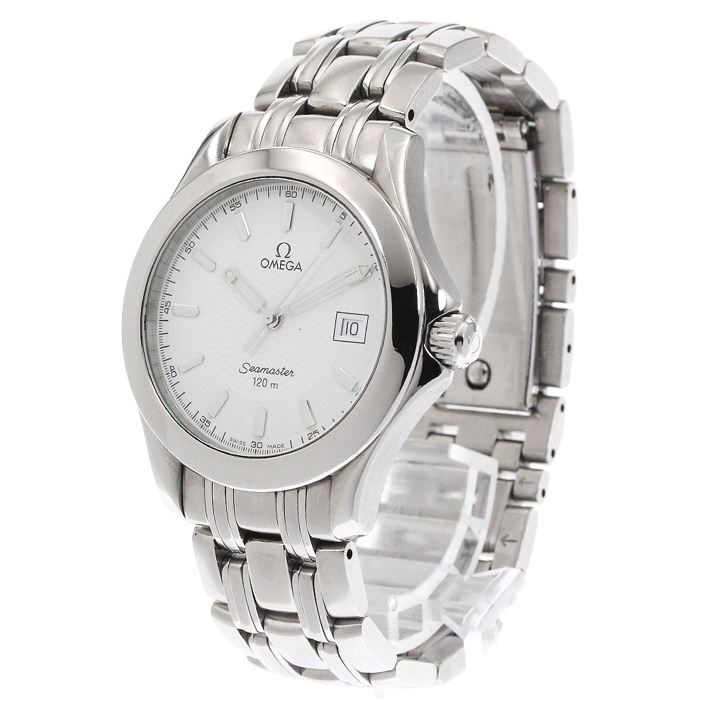 OMEGA Seamaster120 2511.21 Date white Dial Quartz Men's Watch_873099