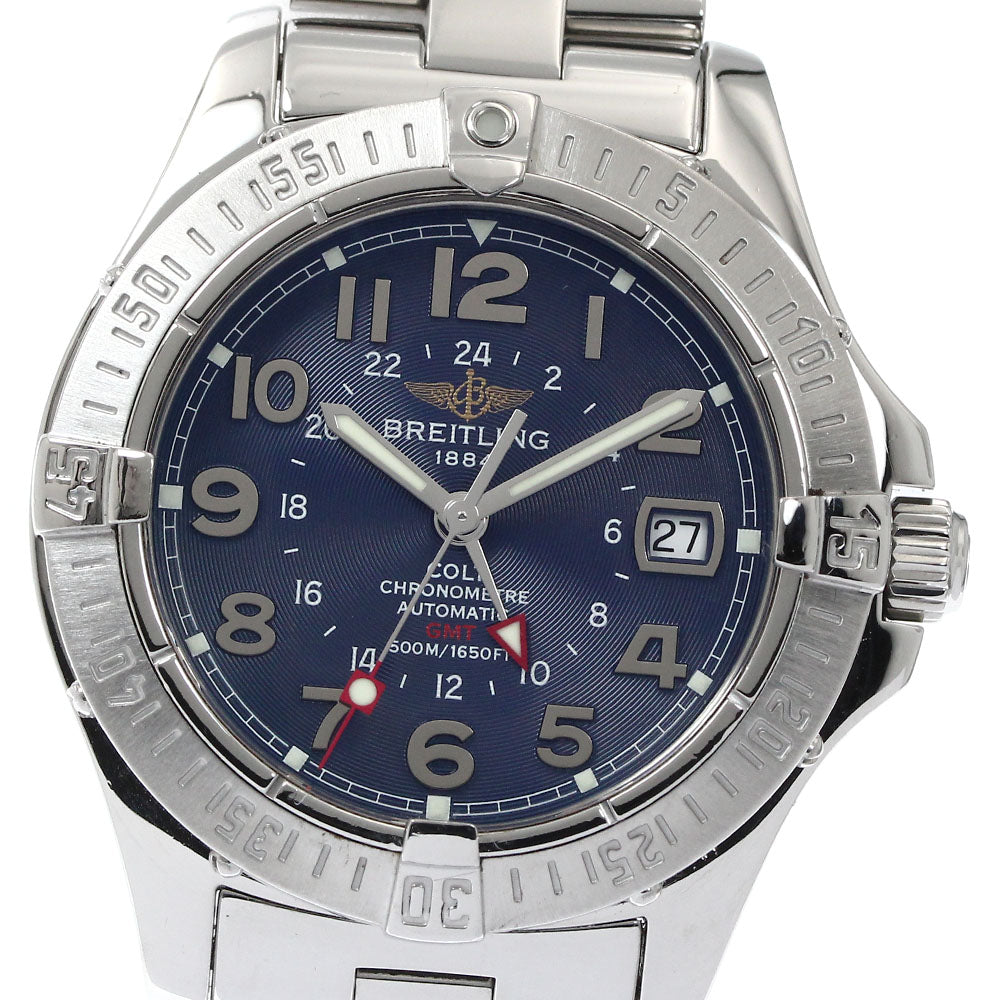 BREITLING Colt A32350 GMT Navy Dial Automatic Men's Watch_873109