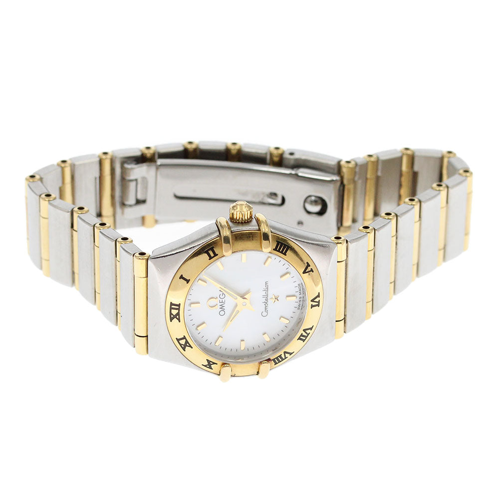 OMEGA Constellation Mini 1262.70 YG bezel full bar Quartz Ladies Watch_873121