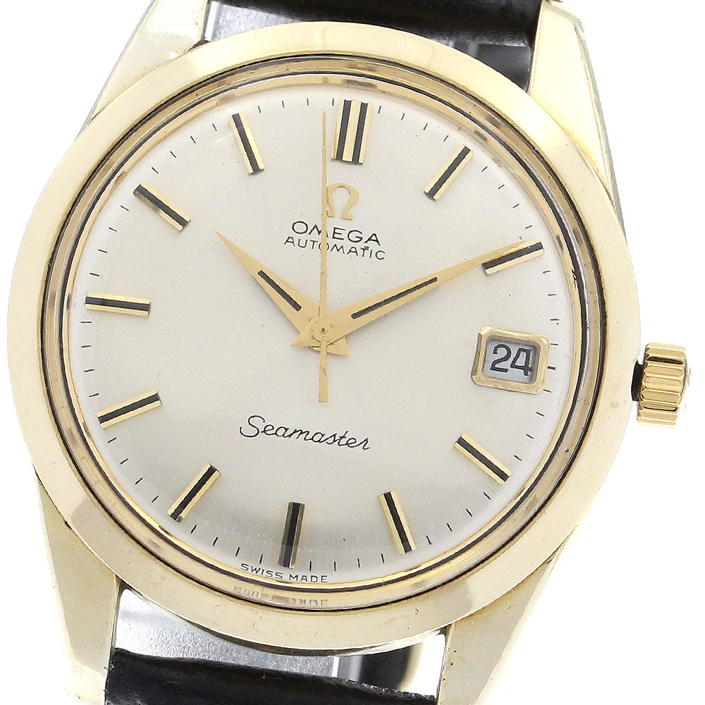 OMEGA Seamaster 166010-67SP Date Cal.565 Silver Dial Automatic Men's_873155