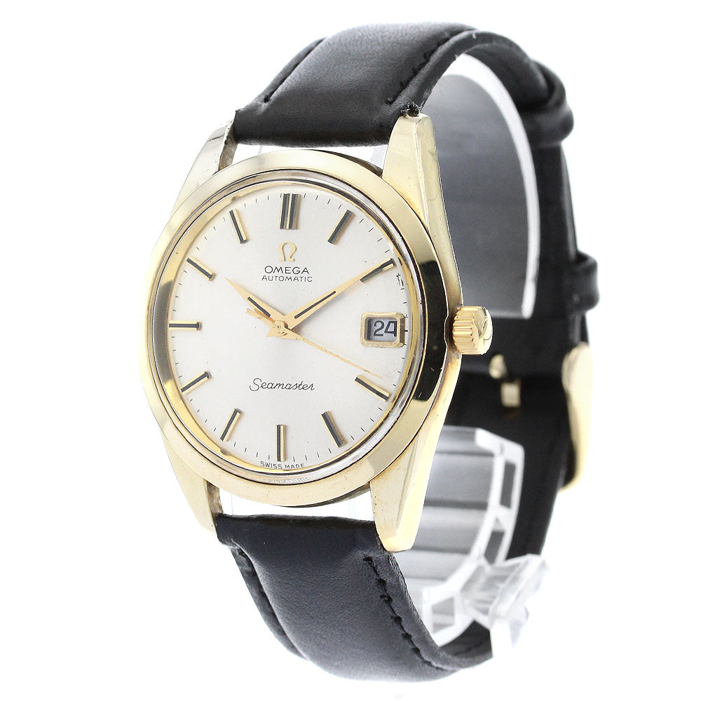 OMEGA Seamaster 166010-67SP Date Cal.565 Silver Dial Automatic Men's_873155