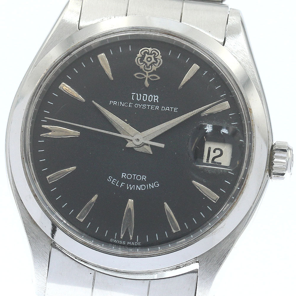 TUDOR Prince Oyster Date 7966 Cal.2484 Big Rose Automatic Men's Watch_873173