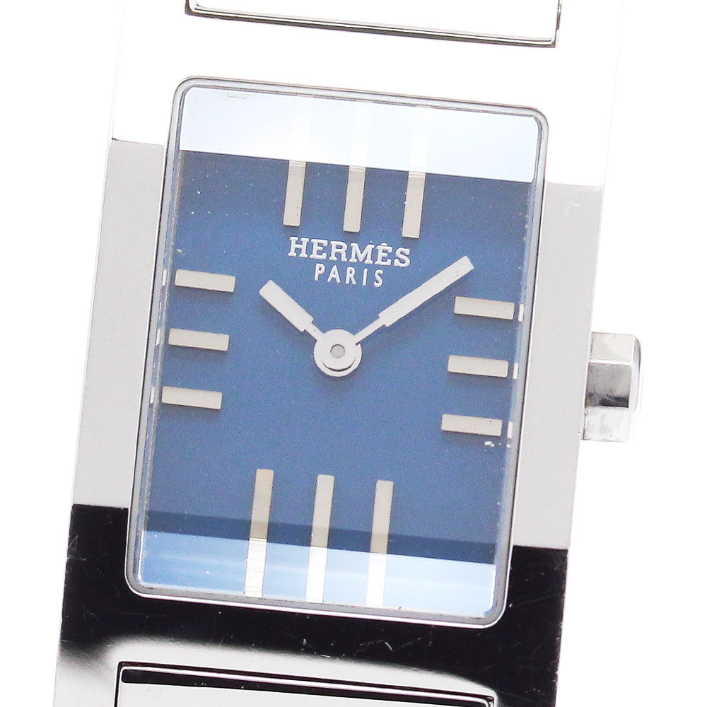 HERMES tandem TA1.210 blue Dial Quartz Ladies Watch_873207