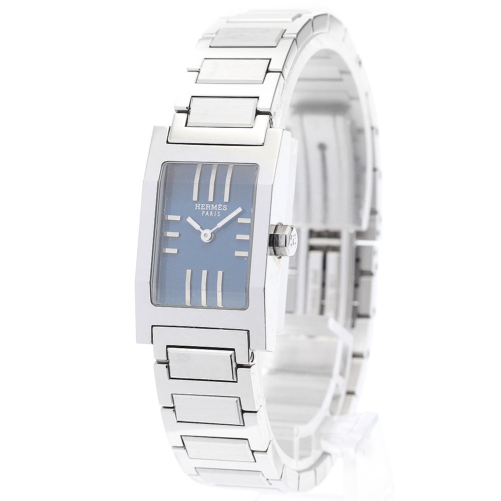 HERMES tandem TA1.210 blue Dial Quartz Ladies Watch_873207