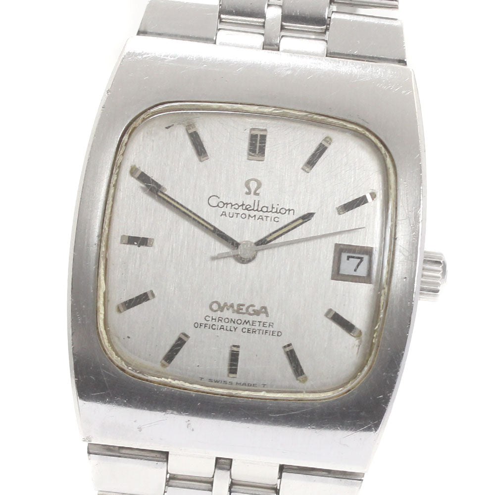 OMEGA Constellation Square Silver Dial Automatic Men's Watch_873211