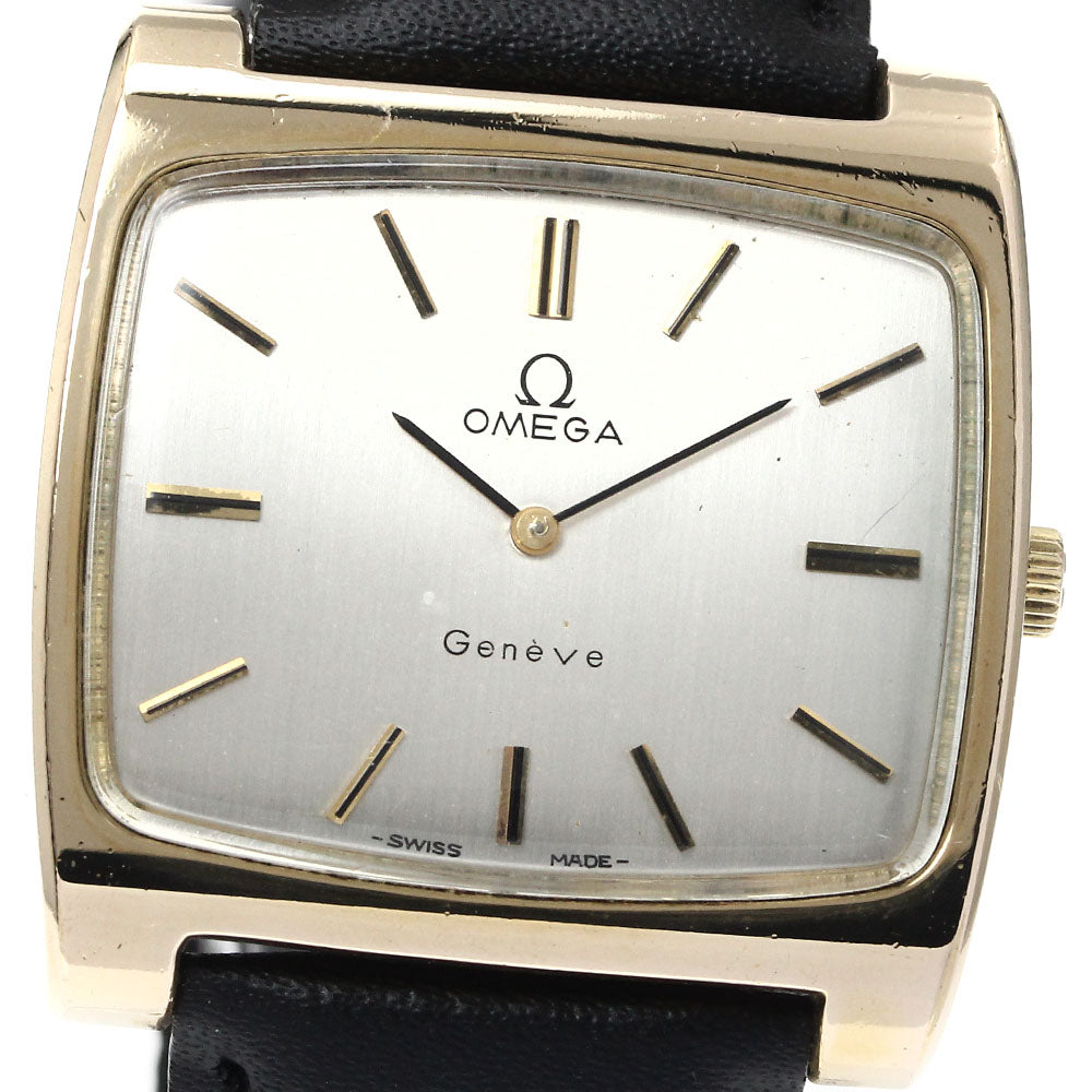 OMEGA Geneve 111.0109 Vintage Square Cal.625 Hand Winding Men's Watch_873216