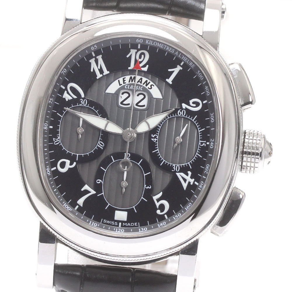 LE MANS CLASSIC 550 600 limited Black Grey Dial Automatic Men's Watch_873222