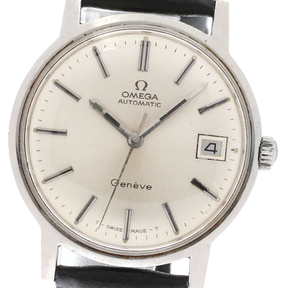 OMEGA Geneve 166.070 Cal.565 Date Silver Dial Automatic Men's Watch_873232