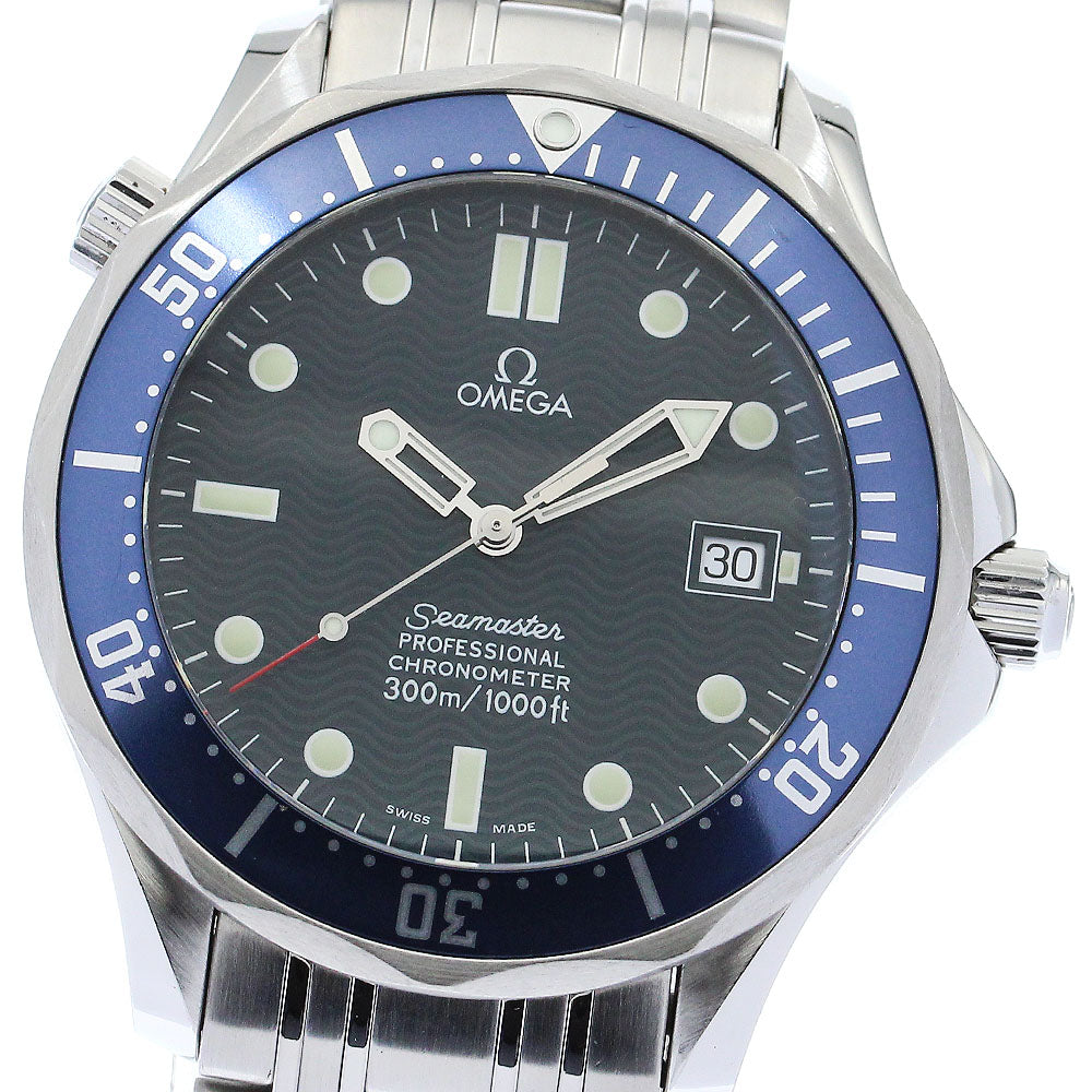 OMEGA Seamaster300 2531.80 Date Navy Dial Automatic Men's Watch_873245
