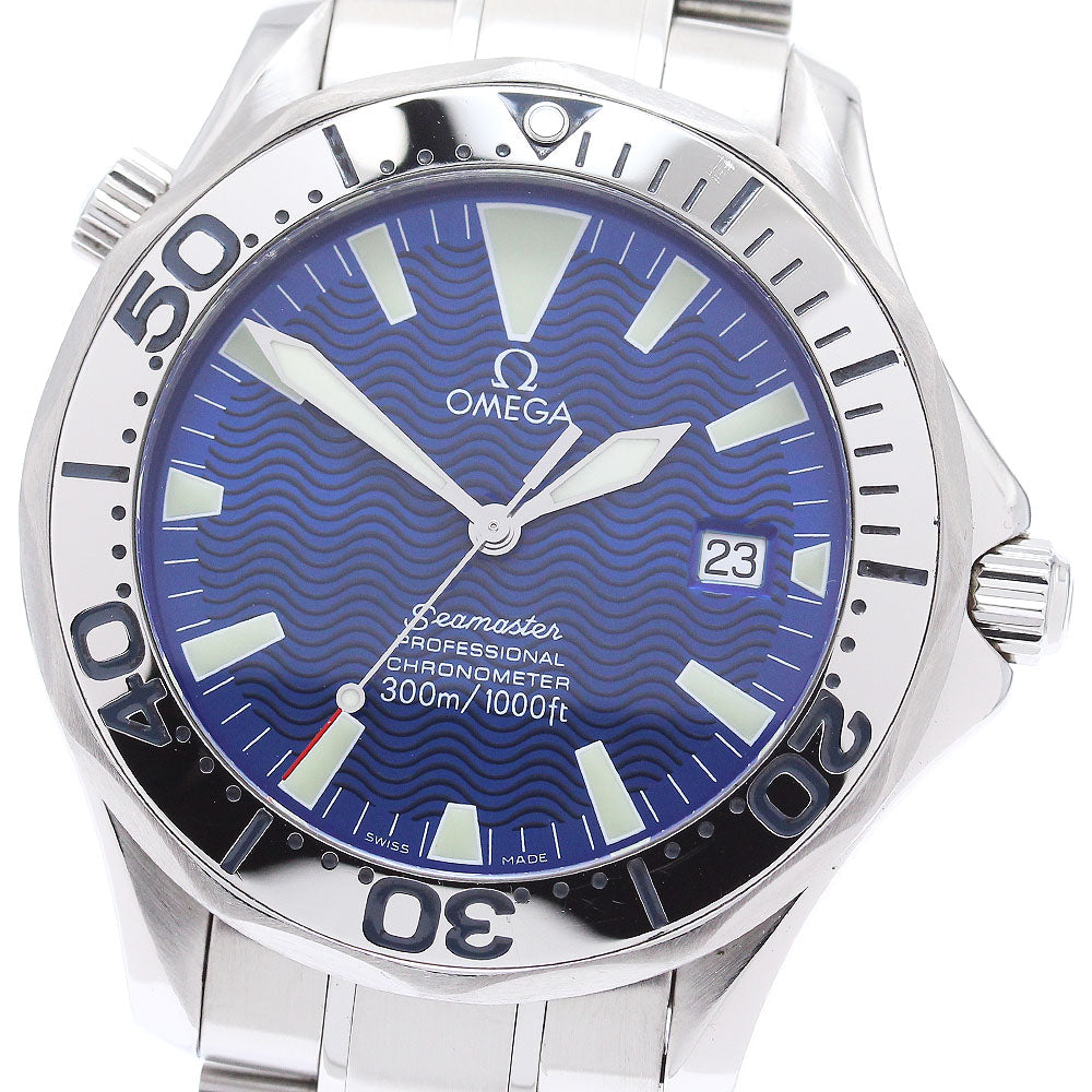 OMEGA Seamaster300 2255.80 Date blue Dial Automatic Men's Watch_873250